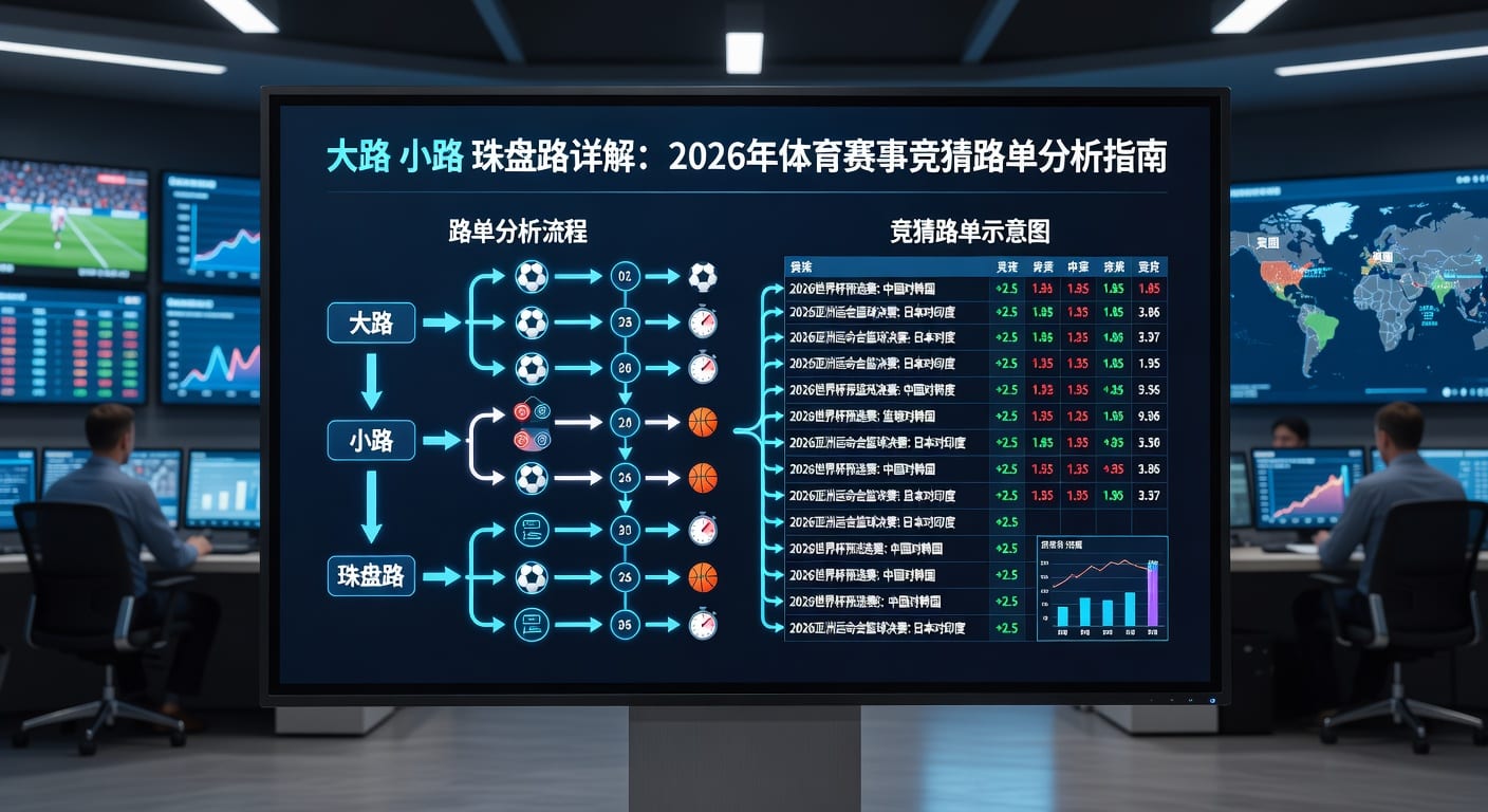 大路小路珠盘路解析 2026世界杯投注网站