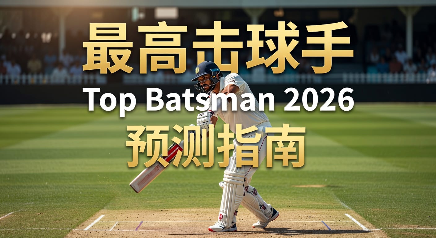2026年世界杯投注：挖掘最高击球手 Top Batsman 的隐秘数据与制胜策略